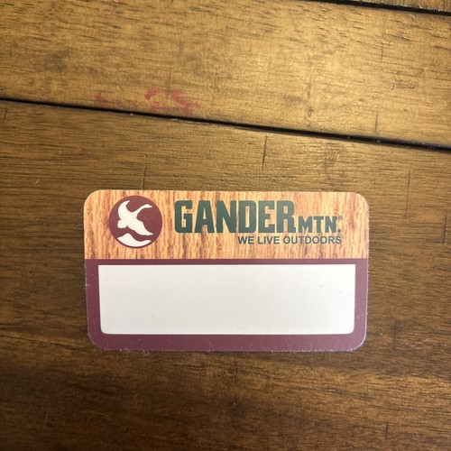 Gander mountain employee - mountain, name